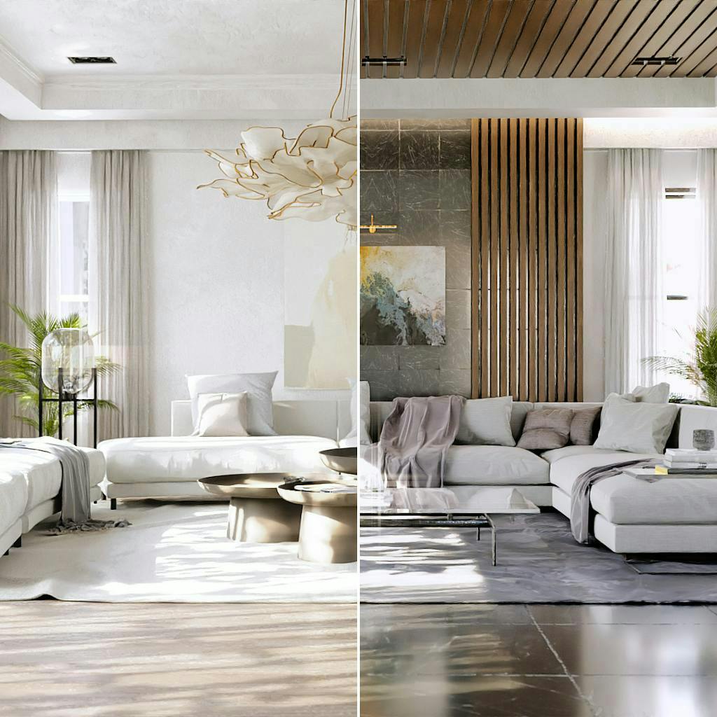 The difference between Modern and Contemporary Design